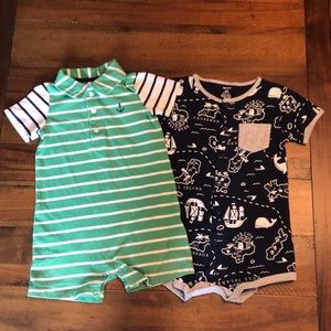 24M Summer Rompers